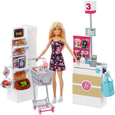 Barbie Supermarket Blonde Doll Skipper PlaySet FRP01 - Colorland Toys